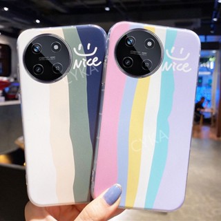 พร้อมส่ง เคสโทรศัพท์มือถือนิ่ม กันกระแทก ไล่โทนสีรุ้ง สวยงาม สําหรับ Realme11 Pro 11Pro+ C51 C53 Realme 11 NFC 4G 5G Realme C51