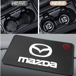 Hys แผ่นรองแก้วน้ํา กันลื่น สําหรับรถยนต์ Mazda 2 Mazda 3 MS Mazda 6 CX-5 CX5 1 ชิ้น
