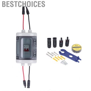 Bestchoices DC Circuit Breaker Overload Protection PV Solar Disconnect Switch with IP65  Box 500V