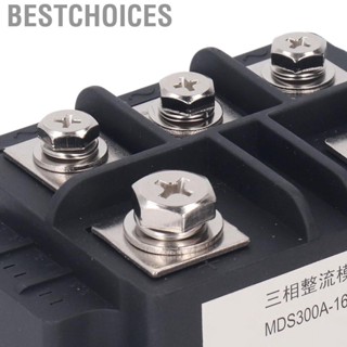 Bestchoices 3 Phase Bridge Rectifier  Easy To Use 5 Terminals Diode Power Module Compact 300A 1600V for Industry