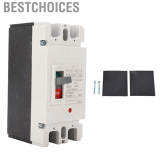 Bestchoices Moulded Case Circuit Breaker  1000V Flame Retardant  2P DC High Breaking Solar  Protection Switch for Outdoor