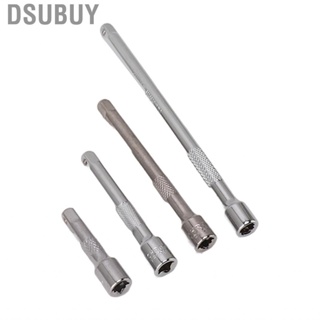 Dsubuy Socket Extension Bar Efficient Enhanced Grip 1/4in Drive Chrome Vanadium Steel for Mechanical Engineering