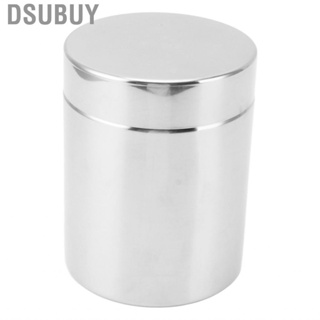 Dsubuy Portable Dampproof Large  Cans Sealed Storage Canister Stainless