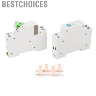 Bestchoices WiFi Circuit Breaker 32A 6KA Breaking  Switch Relay Function AC 230V Easy Installation 1P+N for Safety