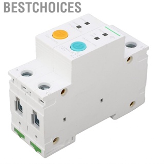 Bestchoices WiFi Circuit Breaker Smart Switch 30mA Leakage Protection 40A PA66  230V 2P Real Time Monitoring for Home
