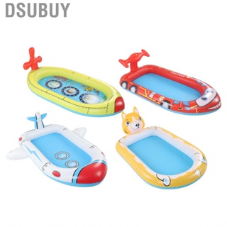 Dsubuy Kids Splashing Fountain Toys  PVC Inflatable Sprinkler Pool Cute and Colorful for Backyard