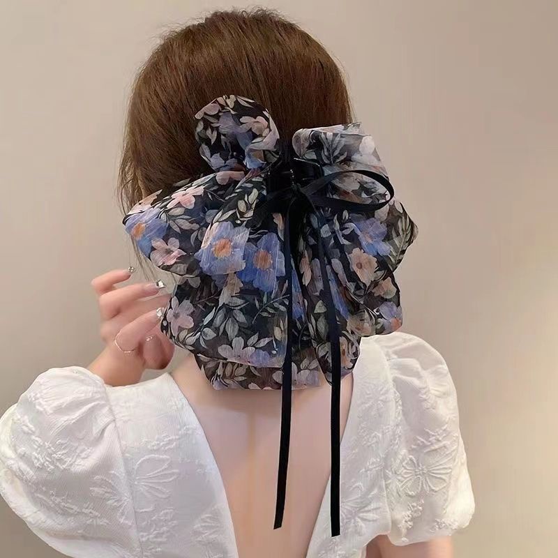 hot-sale-super-fairy-floral-big-bow-ribbon-small-clip-high-grade-hairpin-womens-head-spoon-shark-clip-hair-accessories-hairpin-8cc