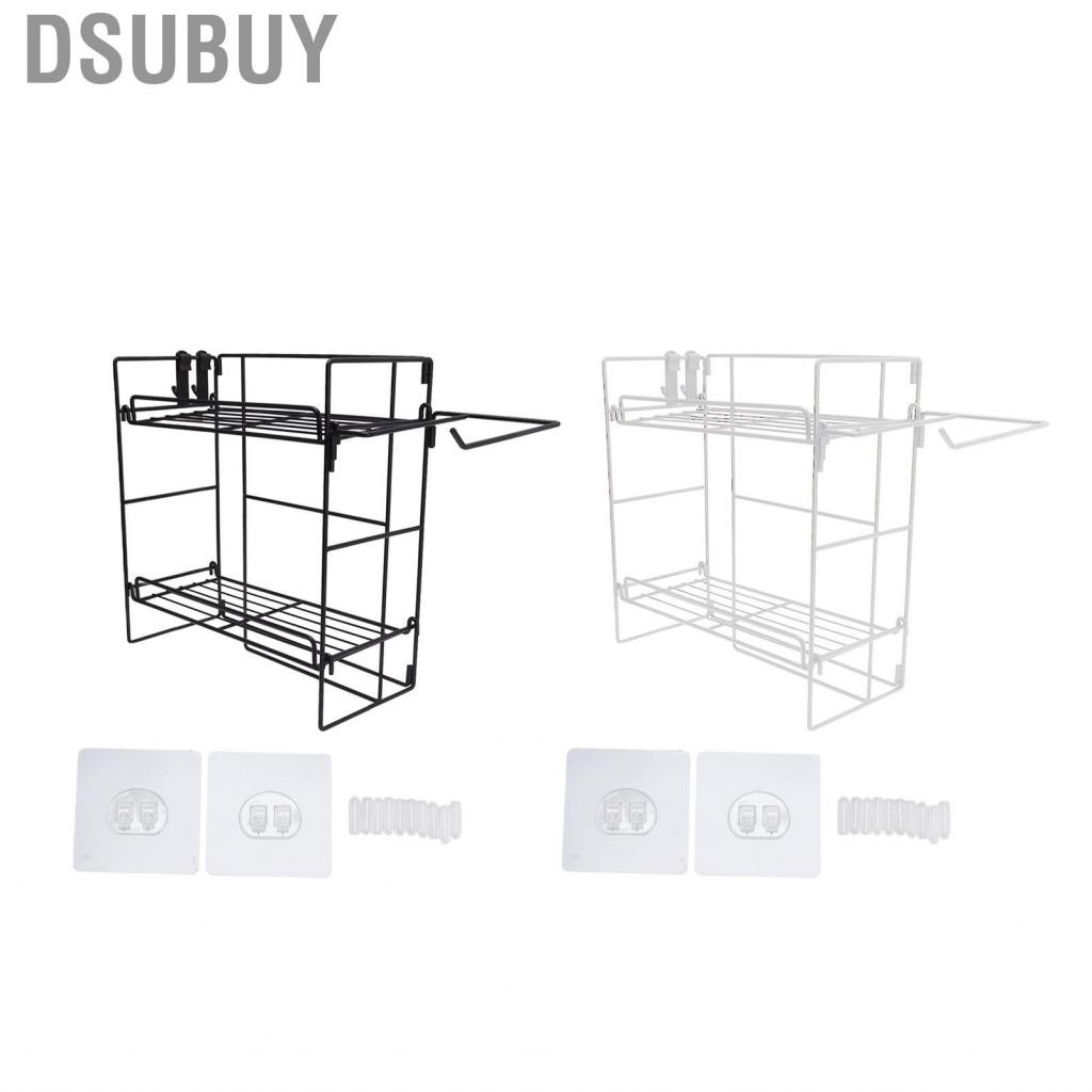 Dsubuy Bathroom Organizer Shelves Over Toilet Storage Rack Stainless Steel with Adhesive for