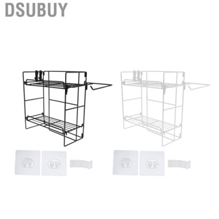 Dsubuy Bathroom Organizer Shelves  Over Toilet Storage Rack Stainless Steel with Adhesive  for Home