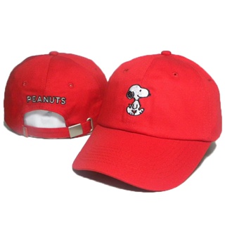 หมวกเบสบอล ปักลายถั่วลิสง Snoopy สําหรับผู้ชาย และผู้หญิง