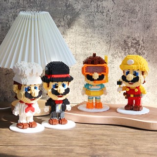 lego mario[พร้อมส่ง] บล็อกตัวต่อเลโก้มาริโอ้ โยชิ ขนาดเล็ก ของเล่นสําหรับเด็กผู้ชาย ของขวัญ