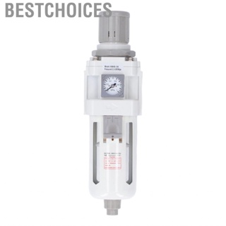 Bestchoices Air Filter Regulator Differential Pressure Drainage Keep Clean Compressor Precise Regulation G1/2in for Industrial