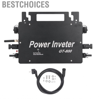 Bestchoices Grid Tie Power Inverter EU Plug 230V Single Phase Solar Panel APP Monitoring IP65  for PV Generation System
