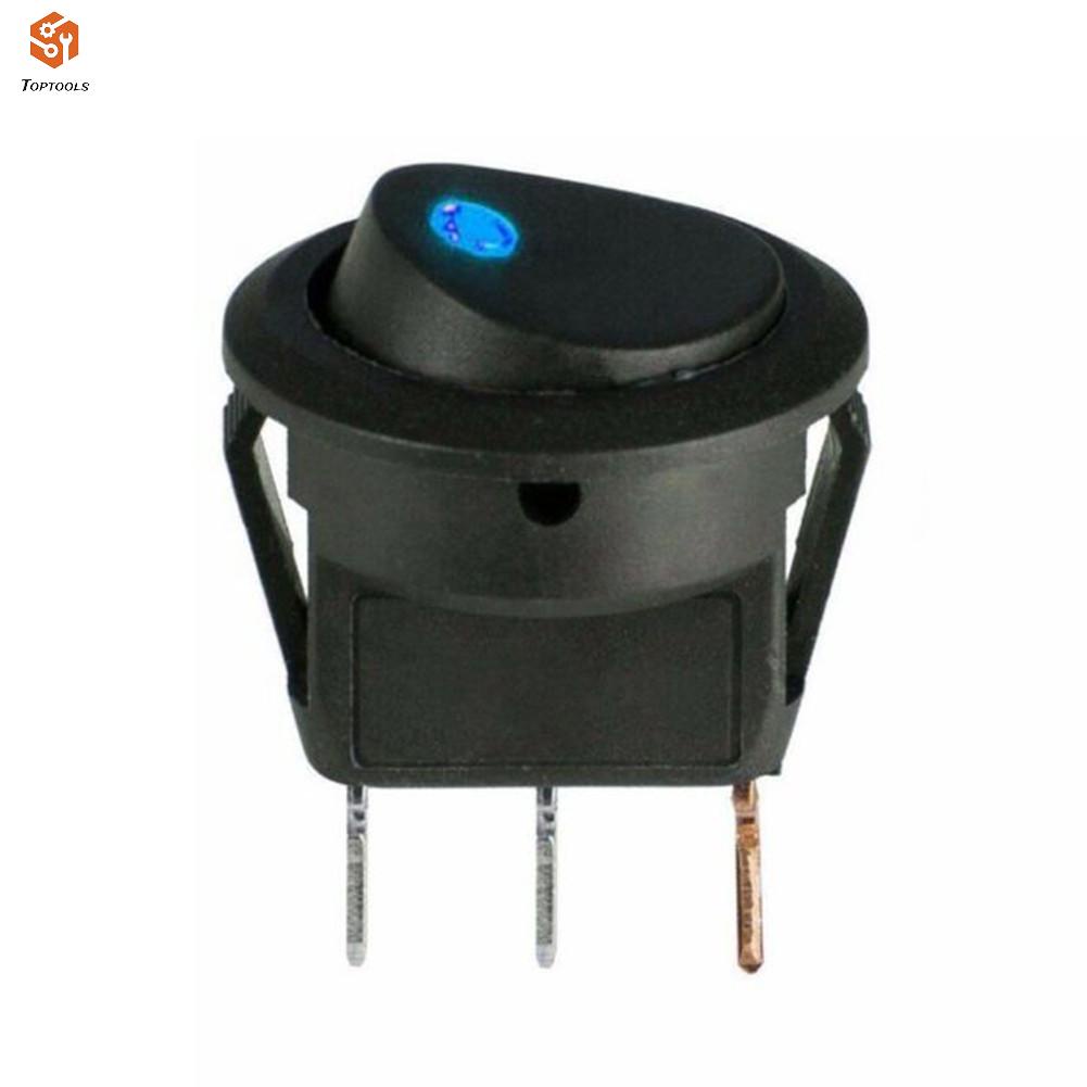 สวิตช์ไฟ-led-dc-12v-ทรงกลม-อุปกรณ์เสริม-สําหรับเรือ-รถยนต์