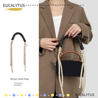 Eutus สายสะพายกระเป๋า แบบถัก ขนาดเล็ก อุปกรณ์เสริม สําหรับกระเป๋าสะพายไหล่ กระเป๋าถือ
