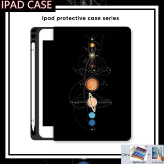 เคส ลายน่ารัก พร้อมช่องใส่ปากกา สําหรับ Ipad 7th Air 5th 4th 3rd 2nd 1st Pro 12.9 11 10.5 9.7 10.9 10.2 นิ้ว Ipad Mini 1 2 3 4 5 6