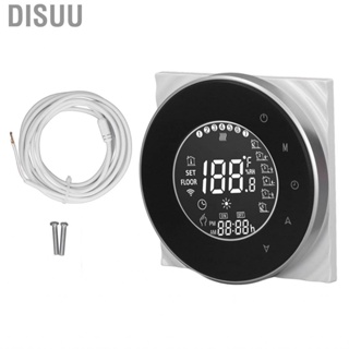 Disuu Smart Floor Heat Thermostat Wifi 95-240VAC Touch Operation with Power Off Protection for Home