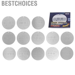 Bestchoices BGA Reballing Stencil  Prevent From Sticking Rounded Rectangle Hole Steel Fast Tin Planting with IC Groove for CPU