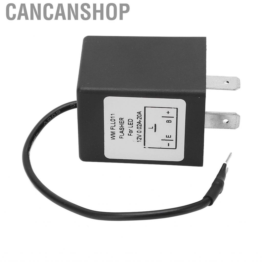 cancanshop-flasher-relay-2-pin-high-power-sturdy-motorcycle-turn-signal-for-cars-electric-vehicles-12v-n