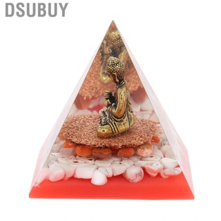 Dsubuy Pyramid Buddha Epoxy Energy Stone Handicraft For Household Decoratio