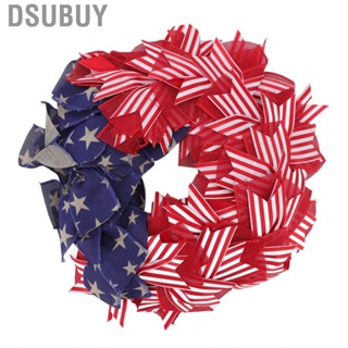 Dsubuy Independence Day Wreath Cloth Fabrics Door Wall Hanging Sign