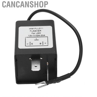 Cancanshop Flasher Relay 2 Pin High Power Sturdy Motorcycle Turn Signal for Cars Electric Vehicles 12V N