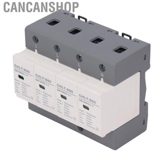 Cancanshop Surge Arrester Device  Easy Installation AC 385V Modular Structure Flame Retardant House Protector 4P for Industrial Fields