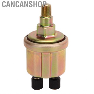 Cancanshop Diesel Generator Oil Pressure  Double Head 0‑10bar Matte 1/8NPT Aluminum Alloy Gold for Laboratories