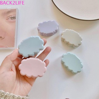 Back2life ผู้หญิงคอนแทคเลนส์กรณีเดินทางสร้างสรรค์ของขวัญกล่องเครื่องสําอางเมฆสาวแว่นตากรณี