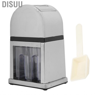 Disuu Manual Ice Crusher Labor Saving Hand Crank Shaved Machine With Transparent