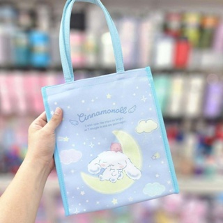 กระเป๋าเก็บร้อน-เย็น Sanrio Character ช่วยถนอมอาหาร ด้านนอกเป็นหนัง PU กันน้ำ  ด้านในบุฟรอยด์  ขนาด 28×25×15 cm