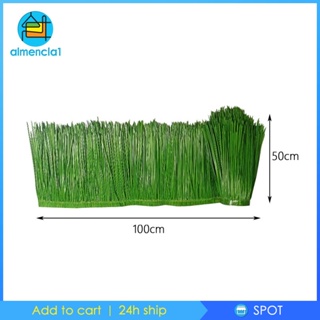 [Almencla1] หลังคาฟางประดิษฐ์ ขนาด 39.4x19.7 นิ้ว ทนทาน สําหรับหลังคาธีมกลางแจ้ง