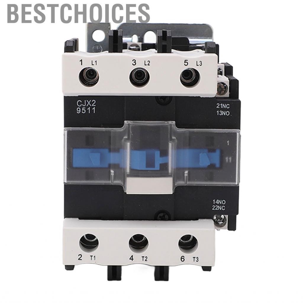 bestchoices-electric-contactor-ac-220v-flame-retardant-crack-buckle-abs-sensitive-95a-for-commercial-building