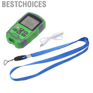 Bestchoices Optical Fiber Power Meter Optic Cable Tester ‑70-+10dbm Digital Display Rechargeable