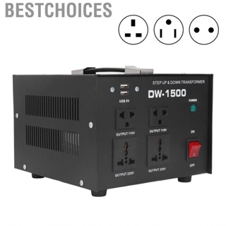 Bestchoices Boost Buck Voltage Converter  High Efficiency Single Phase 1500W Transformer for Electric Equipment