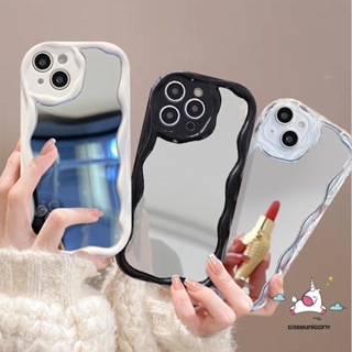 เคสโทรศัพท์มือถือ ขอบหยัก 3D หรูหรา สําหรับ Oppo A7 A57 A38 A17 A98 A16 Reno 10 5G 5 4F 8T 5F 5Z 4Lite 8Z 6Z 6 7Z A32 A54s A16s A5s A12 A77s A11K A53 A33 A77 F17Pro A93 เคสกระจกแต่งหน้า