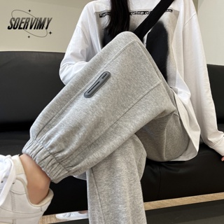 SOERVIMY  กางเกงขายาว กางเกงเอวสูง สไตล์เกาหลี แฟชั่น 2023 NEW  Korean Style พิเศษ คุณภาพสูง ทันสมัย A93L4MA 36Z230909