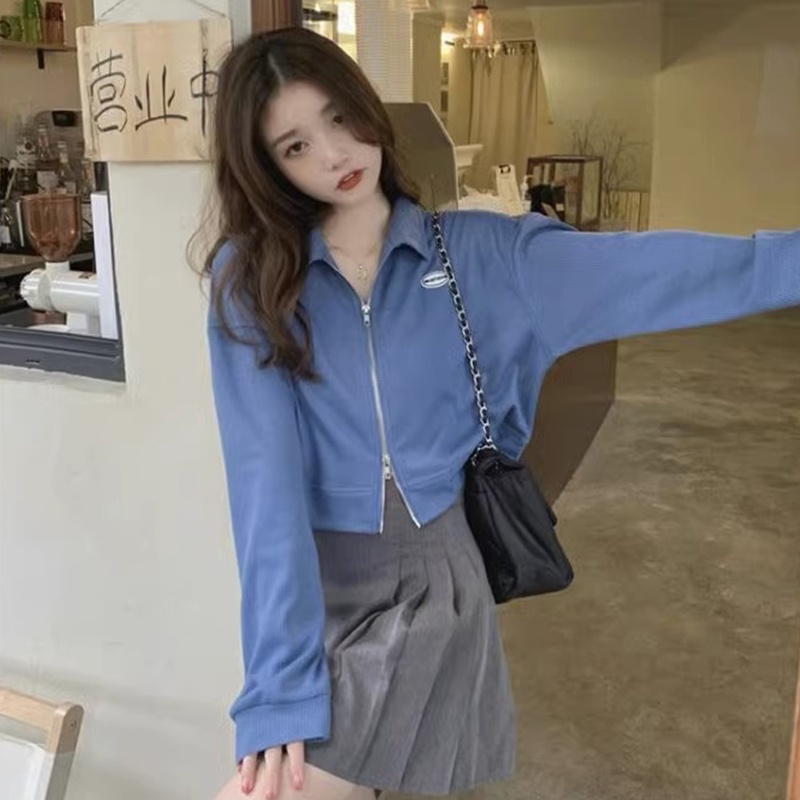 เสื้อแจ็กเก็ตกันหนาว-แต่งซิปสองหัว-ทรงหลวม-เข้ากับทุกการแต่งกาย-แฟชั่นฤดูใบไม้ผลิ-และฤดูใบไม้ร่วง-สไตล์เกาหลี-สําหรับผู้หญิง-mc-ho8i