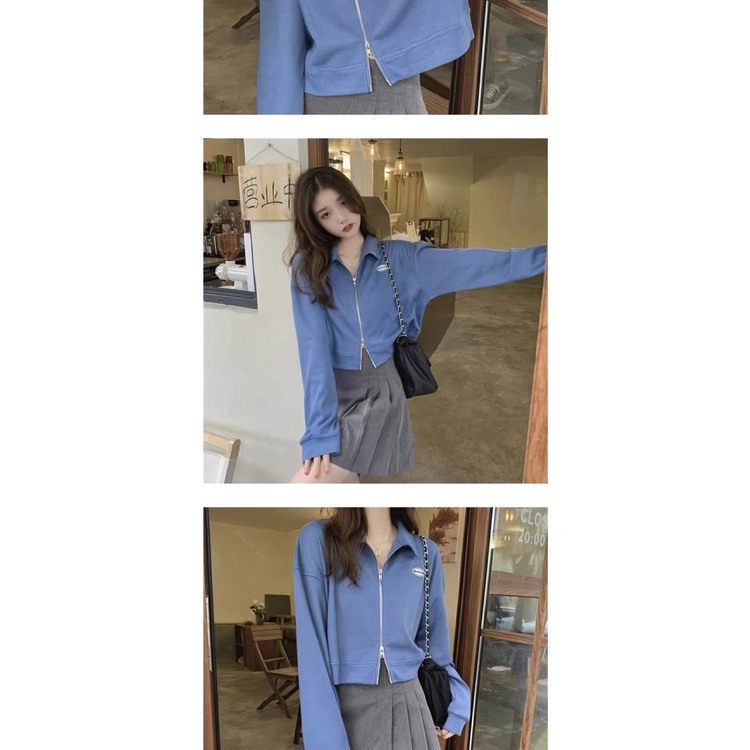 เสื้อแจ็กเก็ตกันหนาว-แต่งซิปสองหัว-ทรงหลวม-เข้ากับทุกการแต่งกาย-แฟชั่นฤดูใบไม้ผลิ-และฤดูใบไม้ร่วง-สไตล์เกาหลี-สําหรับผู้หญิง-mc-ho8i