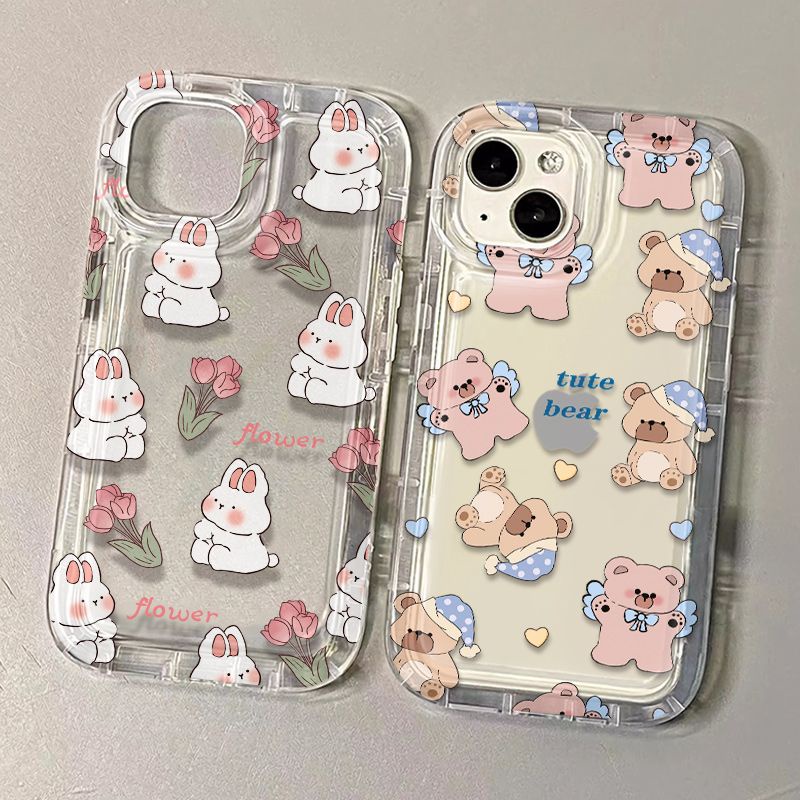 funny-bunny-phone-case-for-iphone13-14promax-67-8p-all-inclusive-11-12-drop-resistant-xsmax-xr