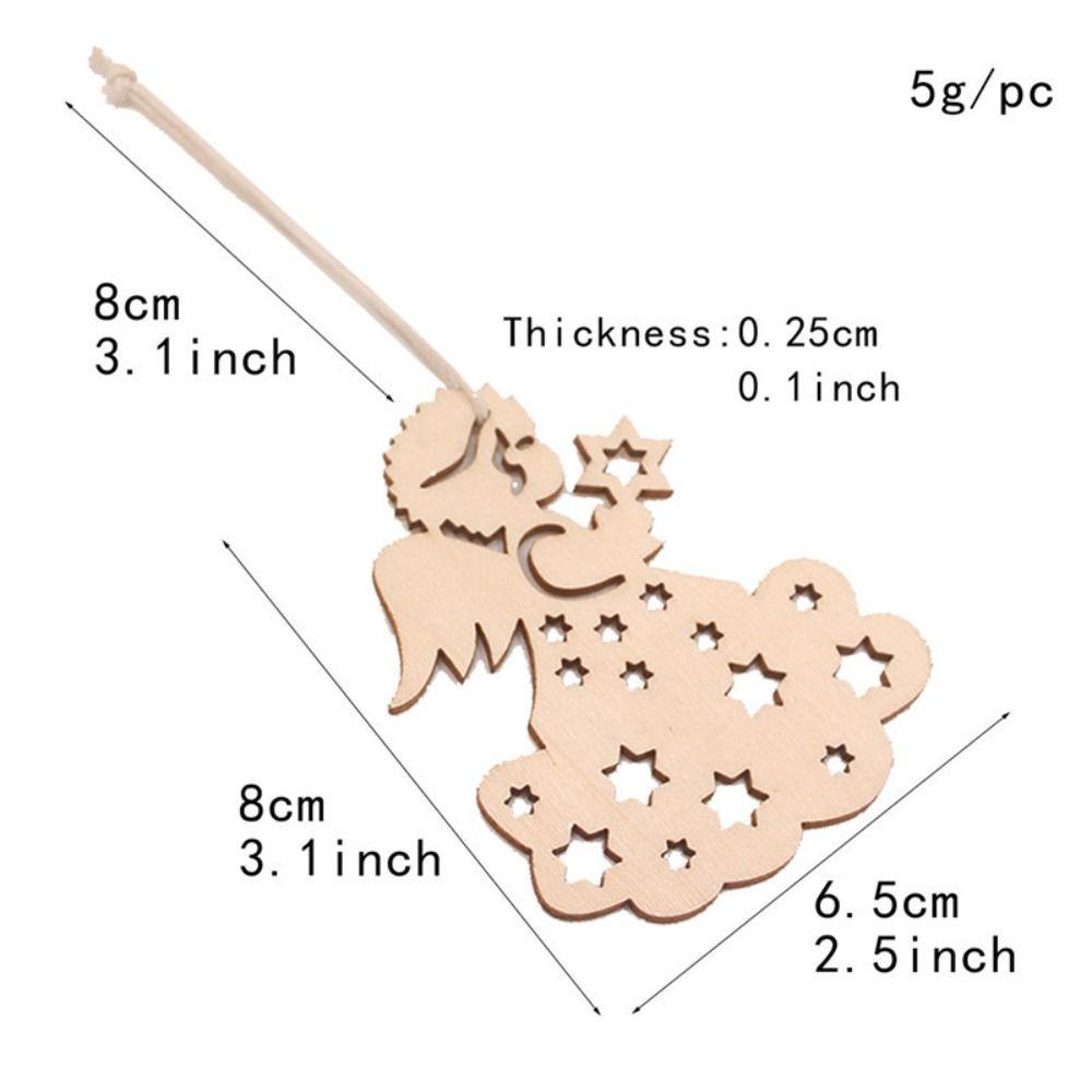 cherry3-จี้ไม้แกะสลัก-แฮนด์เมด-สําหรับแขวนตกแต่งต้นคริสต์มาส-10-ชิ้น