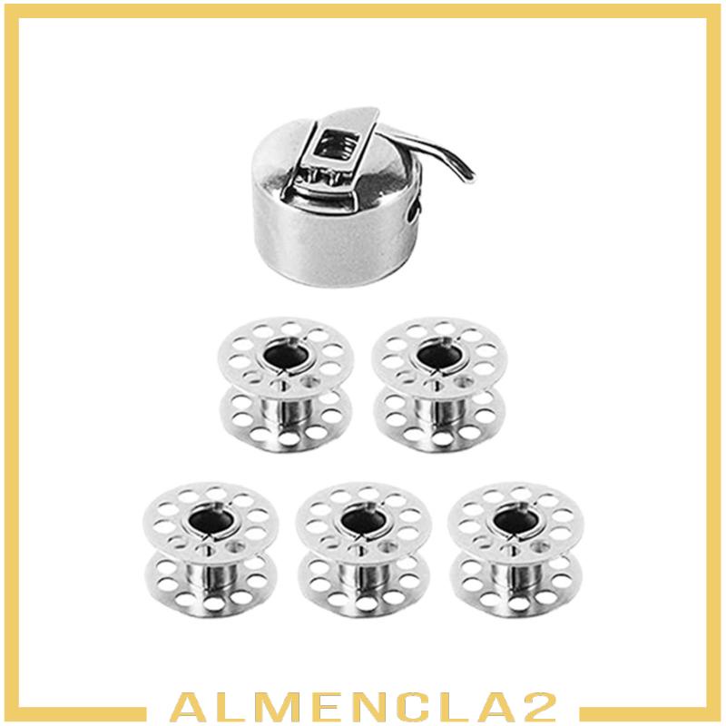 almencla2-กระสวยด้ายโลหะ-พร้อมกล่องกระสวย-สําหรับจักรเย็บผ้า-5-ชิ้น
