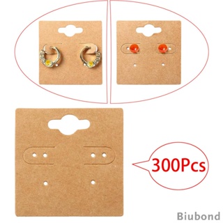 [Biubond] การ์ดกระดาษคราฟท์ สําหรับโชว์ต่างหูบูติก 300 ชิ้น