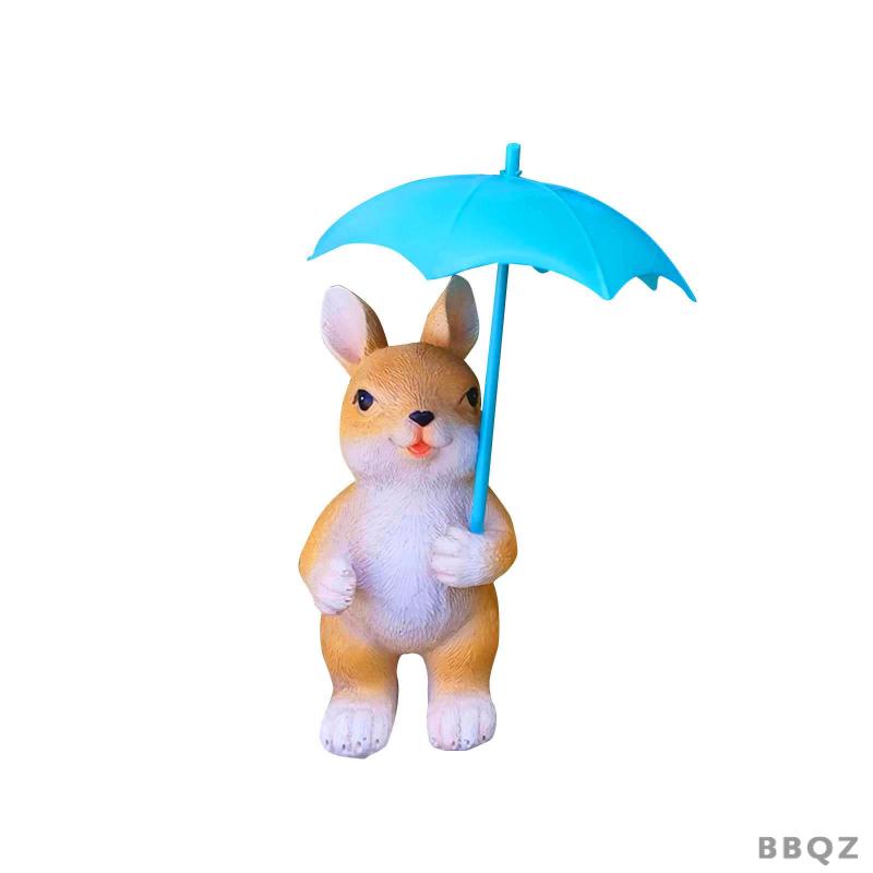 bbqz01-ตุ๊กตากระต่าย-ร่ม-เสมือนจริง-สําหรับตกแต่งสวน
