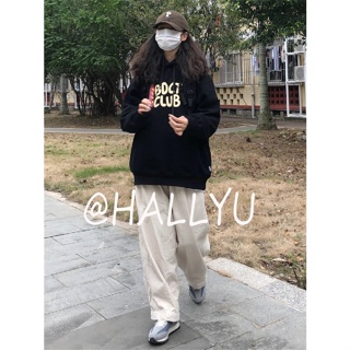 HALLYU  เสื้อผ้าผู้ญิง แขนยาว เสื้อฮู้ด คลุมหญิง สไตล์เกาหลี แฟชั่น  สวยงาม สบาย ทันสมัย ทันสมัย A98J360 36Z230909