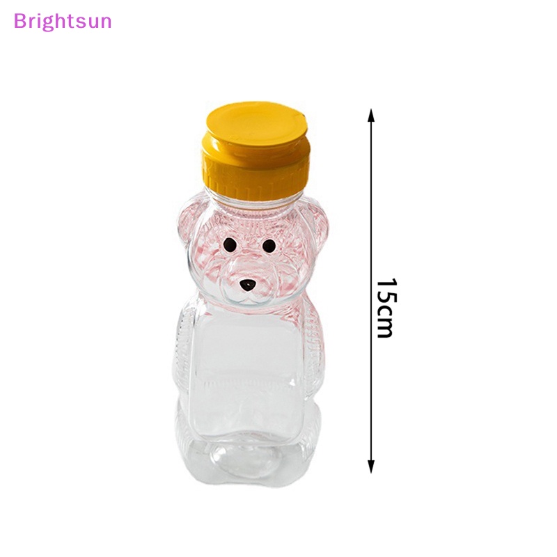 brightsun-ขวดบีบพลาสติก-รูปหมี-230-มล-สําหรับใส่ซอสน้ําผึ้ง-แยมมัสตาร์ด-1-ชิ้น