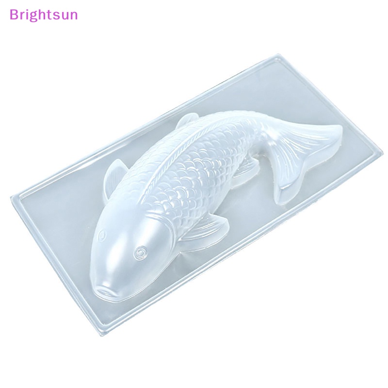 brightsun-แม่พิมพ์พลาสติก-รูปปลาคาร์พ-3d-สําหรับทําเค้ก-ช็อคโกแลต-เยลลี่-สบู่-เบเกอรี่