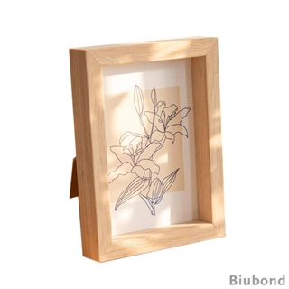 [Biubond] กรอบรูปไม้ แบบตั้งโต๊ะ สําหรับตกแต่งผนังห้องนอน ห้องนั่งเล่น