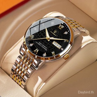 Poedagar Swiss Brand [พร้อมส่ง] 863 นาฬิกาข้อมือ เรืองแสง กันน้ํา บางพิเศษ สําหรับผู้ชาย