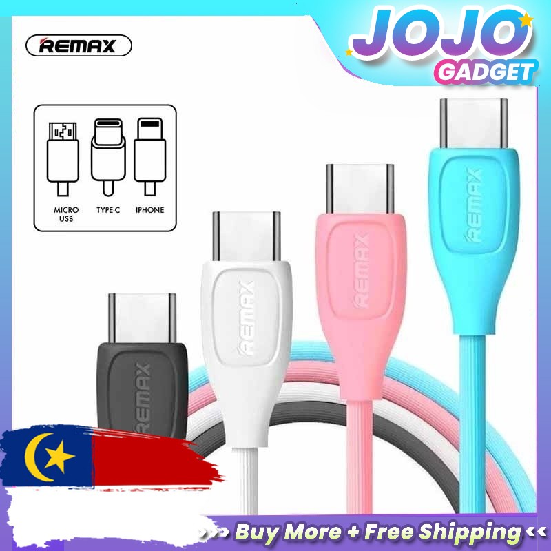 Remax Fast Charging Data Cable Iph Micro Quick Charger Usb Lesu Rc M Rc I Shopee